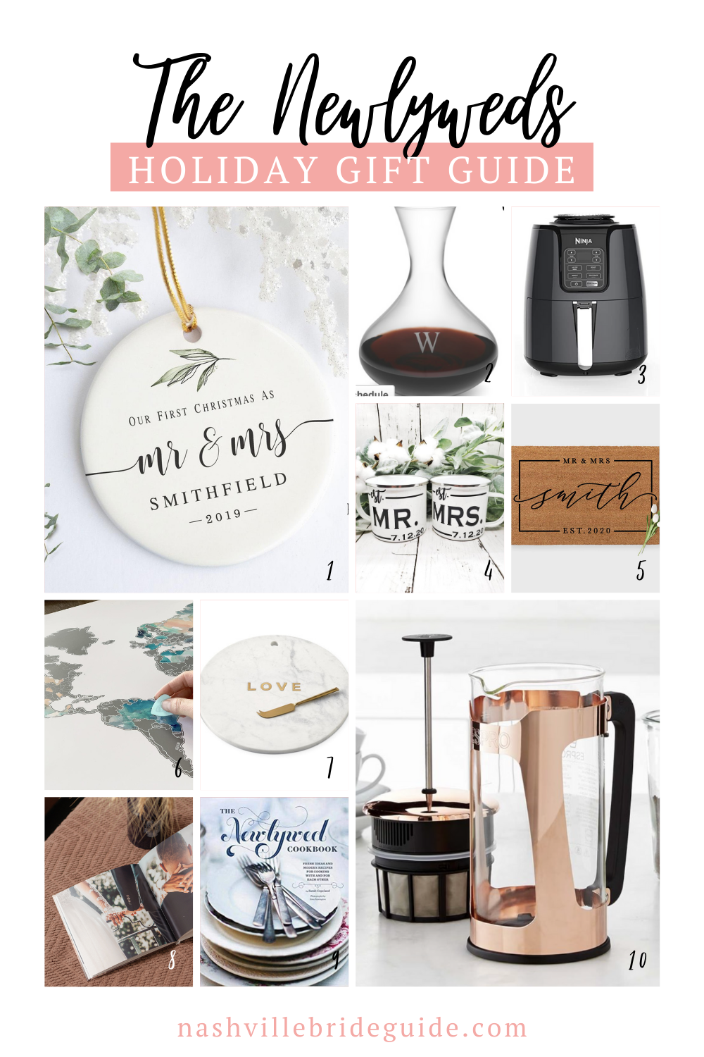 Newlywed Gift Guide for the Holidays - Nashville Bride Guide